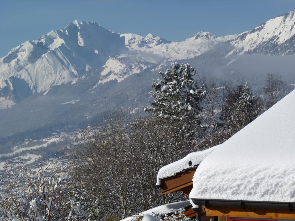 Chalet Des Alpes - Sunset View - Crans-Montana Eksteriør bilde