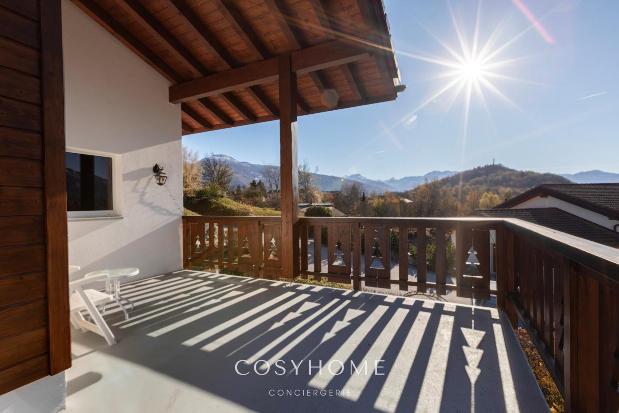 Chalet Des Alpes - Sunset View - Crans-Montana Eksteriør bilde